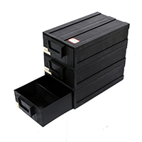 Bulk Conductive Bin with Drawer – Model 9805103B
