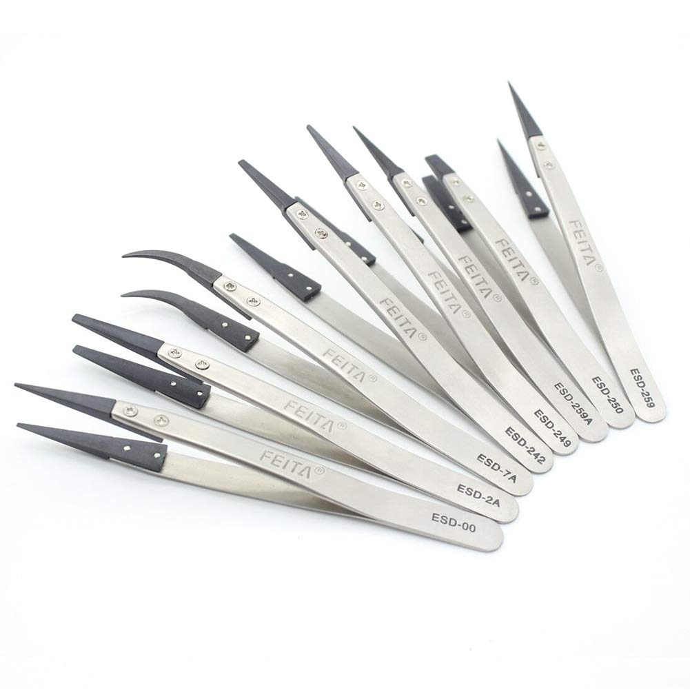 ESD Stainless steel Tweezers