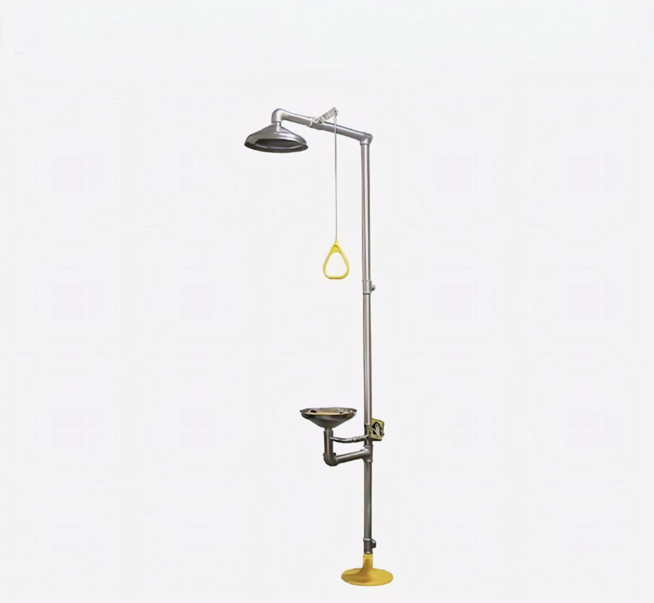 EPX 10020 SS Combination Unit of Drench Shower & Eyewash with Natural Stainless Steel Finish
