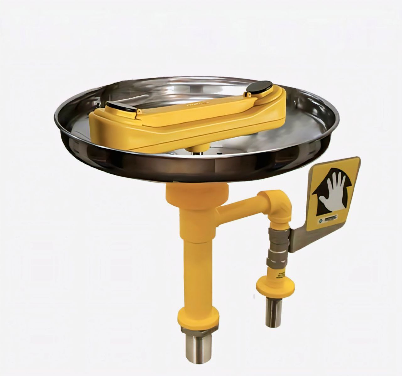 EY 5059 SS Bench Mounted Eyewash with Stainless Steel Bowl