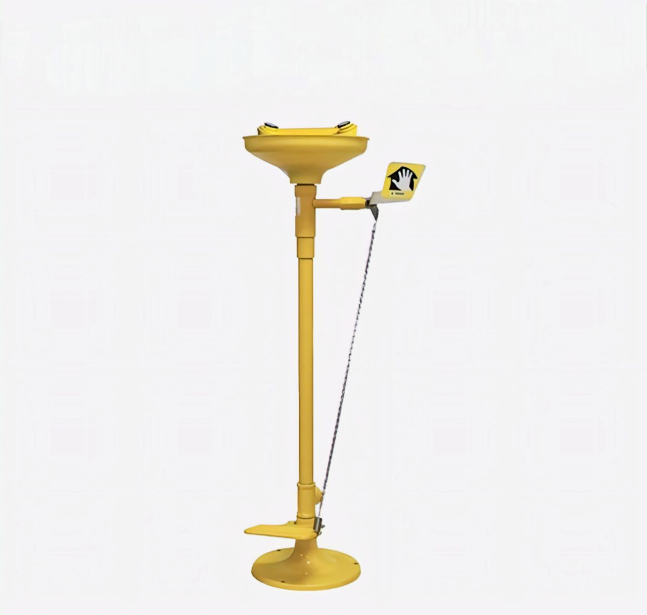EY 5070 AB – Floor Mounted Eyewash with ABS Plastic Bowl & Foot Pedal