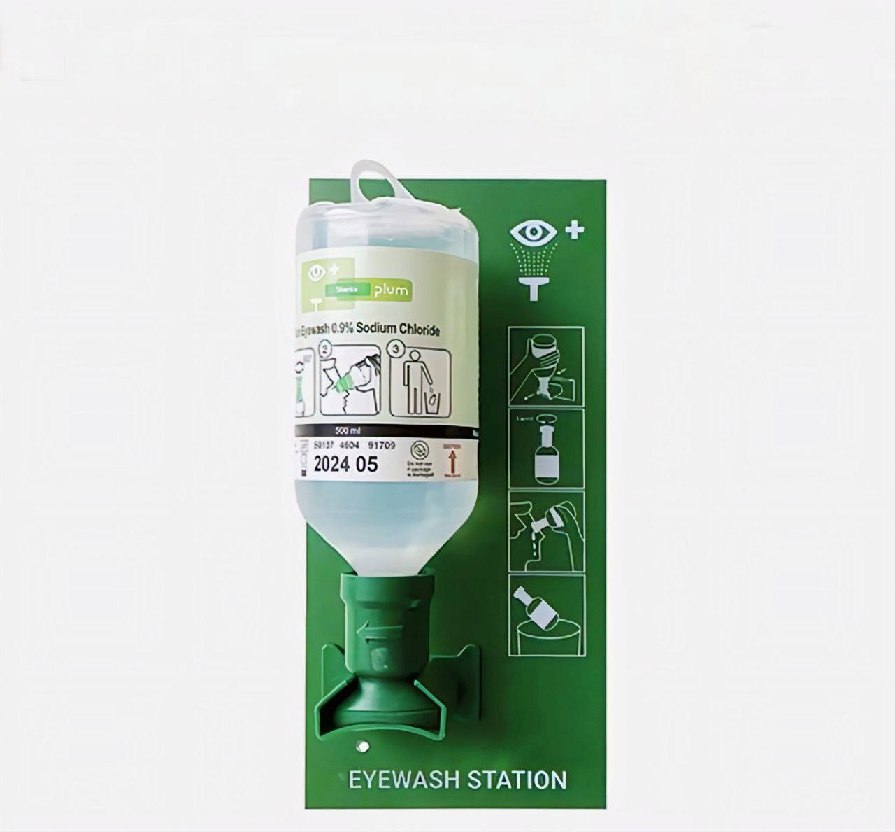 EP 3000 Single PLUM Wall Mounted Eyewash Station