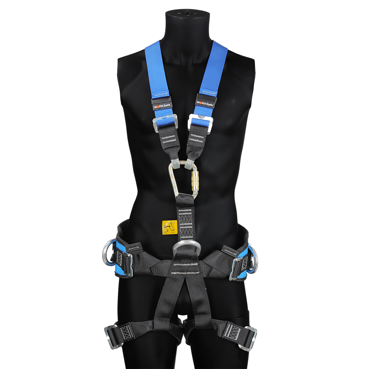 B170-01 FULL BODY HARNESS WITH FRONT, DORSAL ANCHORAGE POINTS, AND WORK POSITIONING BELT