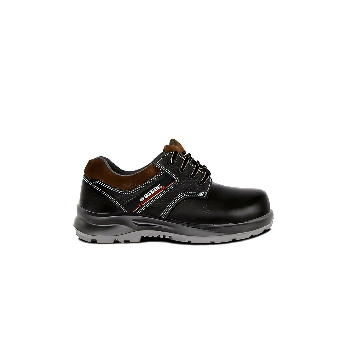 201 BLACK LOW CUT LACE SAFETY SHOES