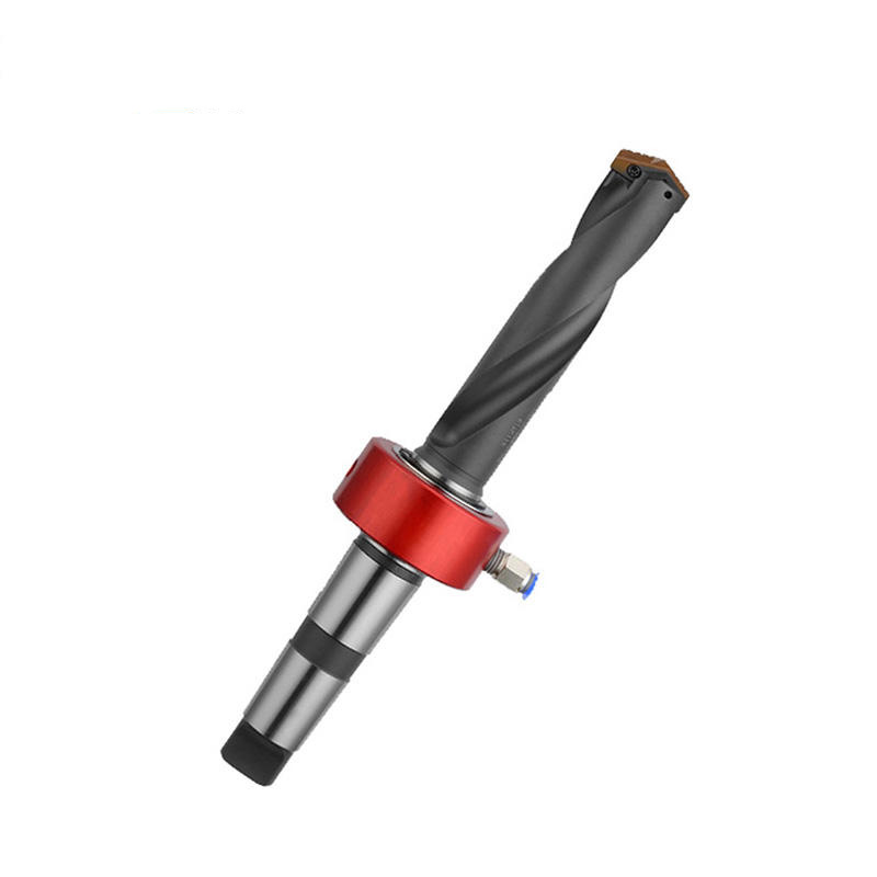 Indexable Spade Drill Holder with Helical Flute and Taper Shank