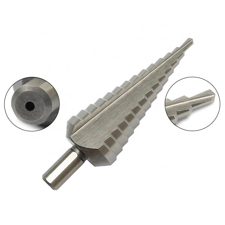Metric HSS Step Drills with Straight Flute