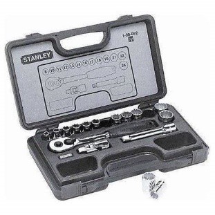 Stanley 16 pcs 1/2" Drive Socket Set 89 092