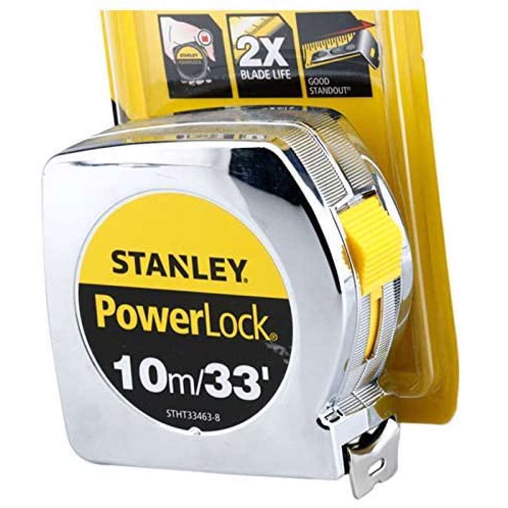 Stanley Powerlock Measuring Tape 10m STHT33463-8