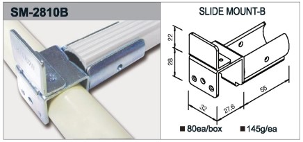 Holder for Sliding Pipes SM-2810B
