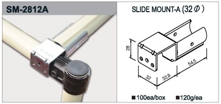 Holder for Sliding Pipes SM-2812A