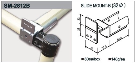 Holder for Sliding Pipes SM-2812B