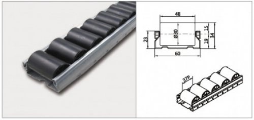 Roller Track PL-601F_EM (ESD)