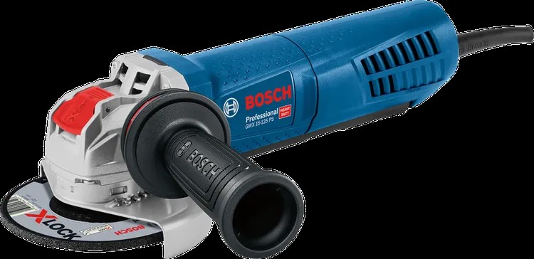 Bosch Angle Grinder with X-LOCK GWX 15-125 PS