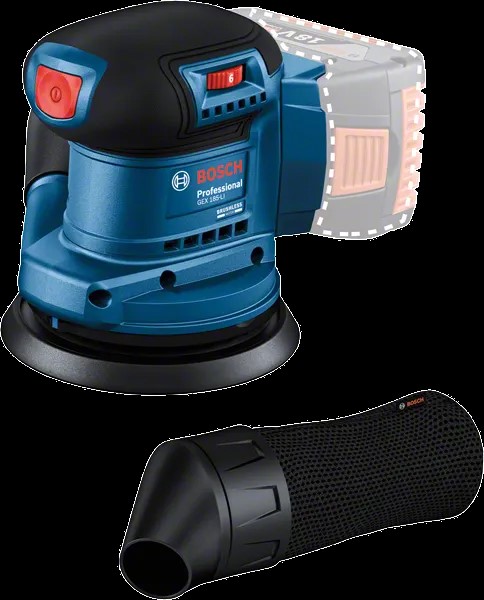 Bosch Cordless Random Orbit Sander GEX 185-LI (Solo)