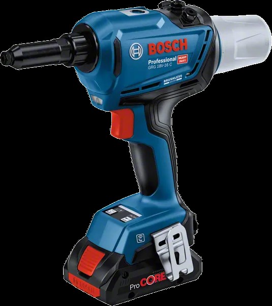 Bosch Cordless Rivet Gun GRG 18V-16 C (Solo)