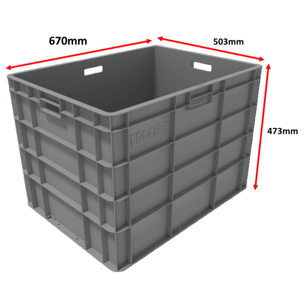 TM Polybox TM465 – Heavy-Duty Industrial Plastic Container
