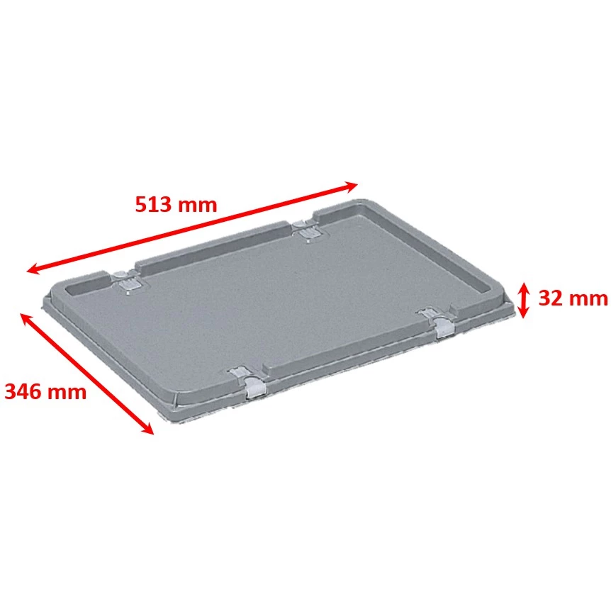 HEAVY-DUTY INDUSTRIAL CONTAINER LID