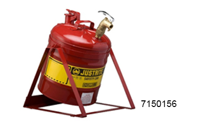 JUSTRITE NONMETALLIC TYPE I SAFETY CANS FOR FLAMMABLES – 7150156