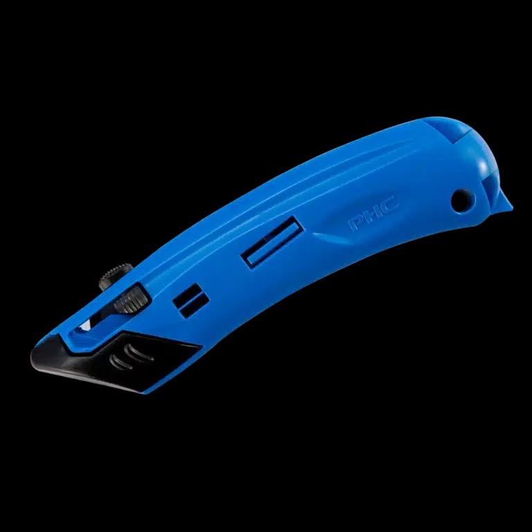 PHC EZ4™ Guarded Auto-Retract Safety Knife with Extendable Metal Guard