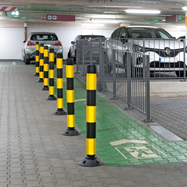 REMOVABLE FLEXIBLE BOLLARDS | REBOUNDABLE BOLLARDS | PE FLEXIBLE