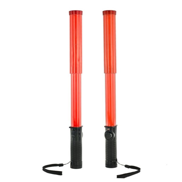 ST-33-50AA BATTERY EXPANDABLE RED TRAFFIC SAFETY WAND