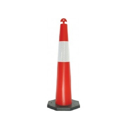 HEAVY DUTY PE CONE RUBBER BLACK BASE WITH HOOK