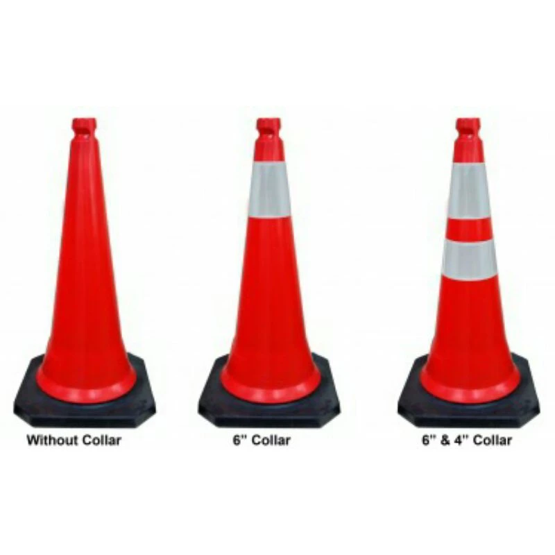 PE CONE 75CM RUBBER BASE BIG FOOT
