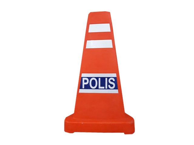 TRIANGULAR CONE 29”/725MM WITH PRINTING