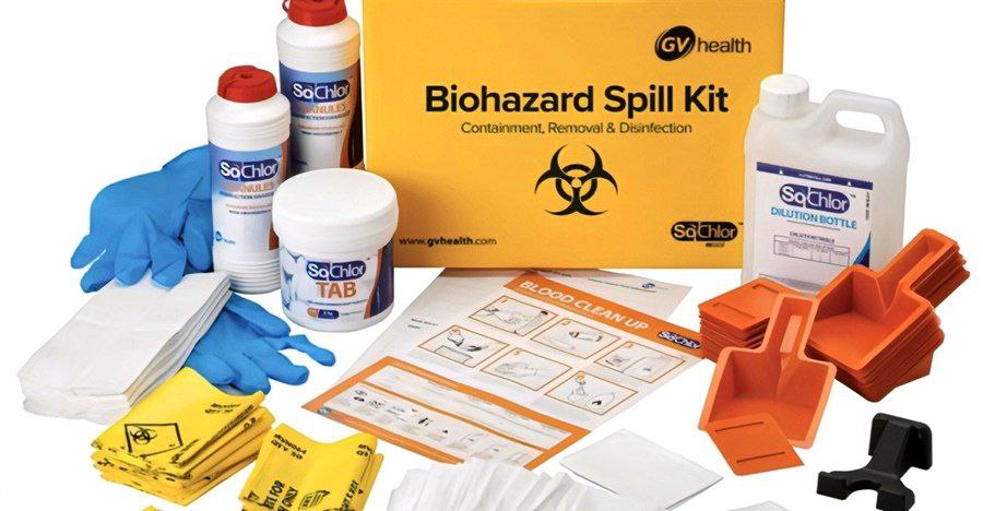 BIOHAZARD SPILL KIT – Containment, Removal & Disinfection