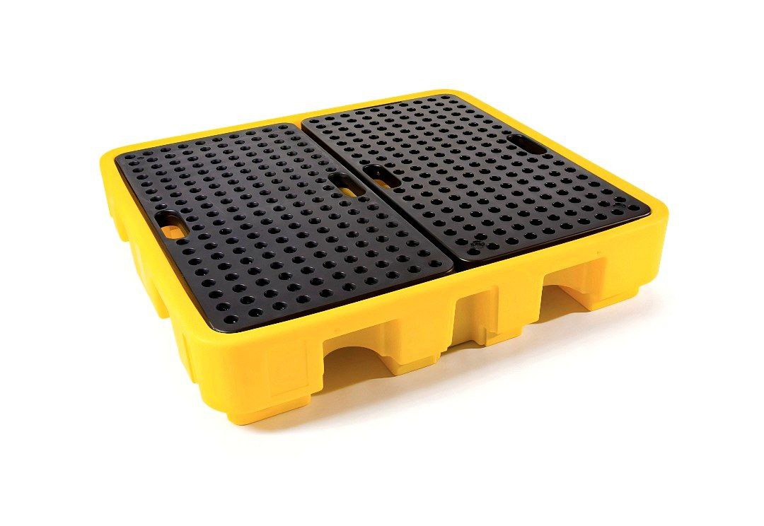 4-Way 4-Drum Spill Pallet